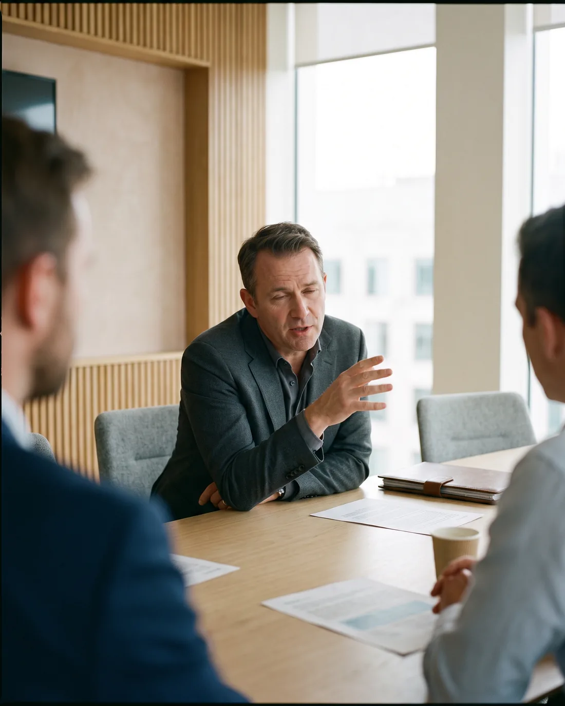 A fractional CRO at work in a Denver business setting